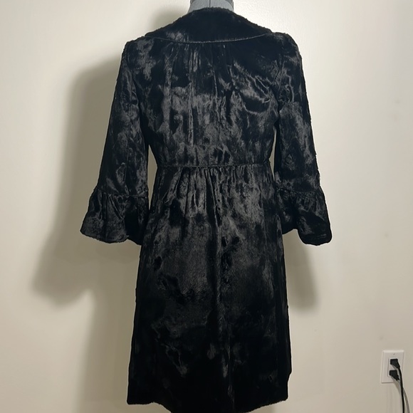 Anthropology Tabitha black dress coat size 4 - Picture 2 of 3